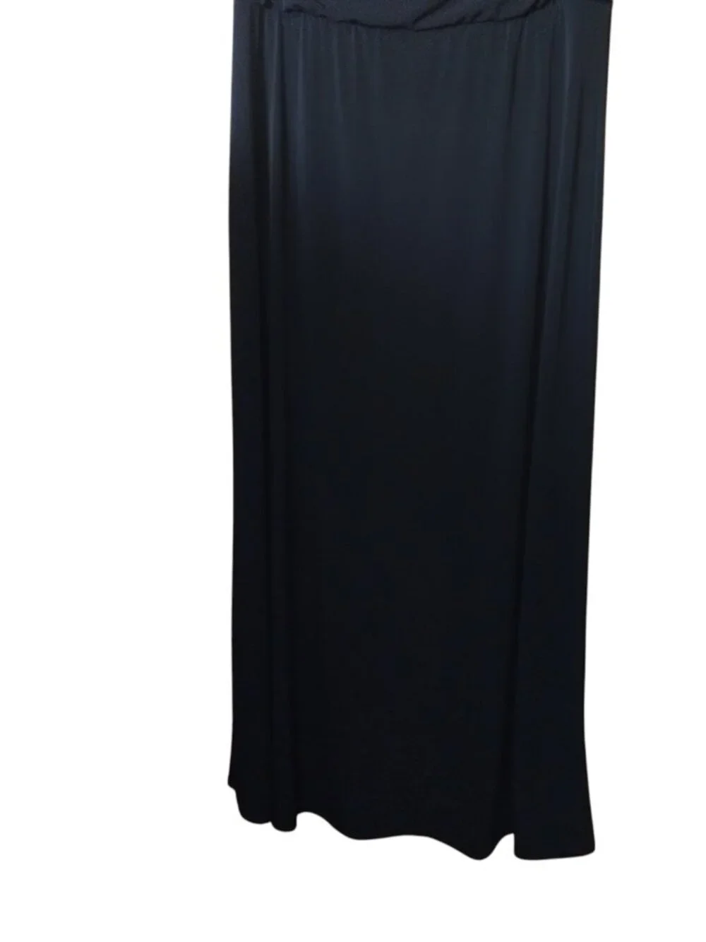 White House Black Market Strapless Black Size Large Maxi Dress Resortwear Party